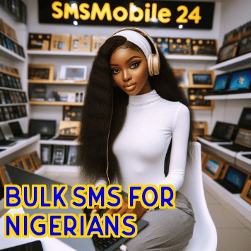 Bulk SMS for Nigerians Send bulk SMS in Nigeria with Smsmobile24's fast & reliable services. Boost sales, engagement & communication. Sign up now & get 8 free units!