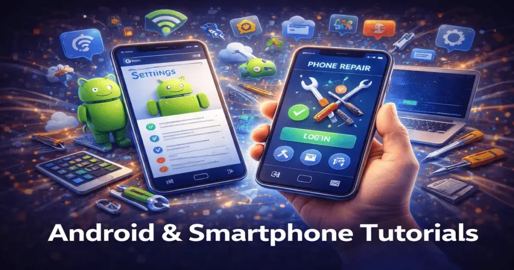 Android and smartphone tutorials for fixing mobile issues and learning phone tips.
