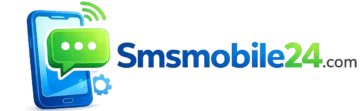 SMSMobile24 logo for messaging, smartphone tutorials, and digital communication guides.