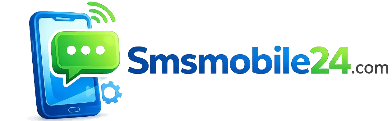 SMSMobile24 logo for messaging, smartphone tutorials, and digital communication guides.